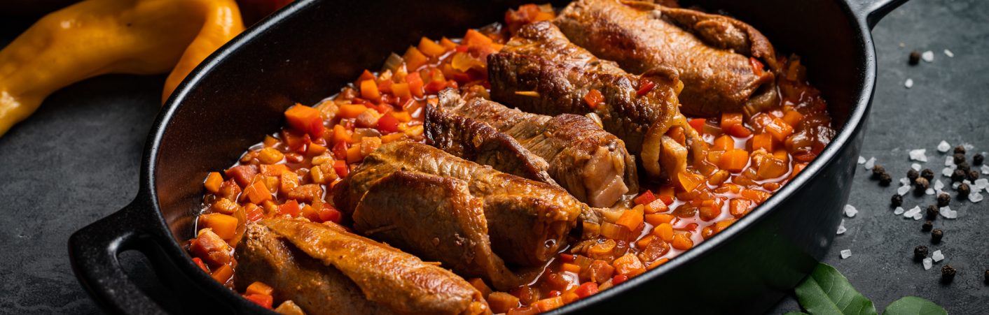 Bife a role - coração da alcatra