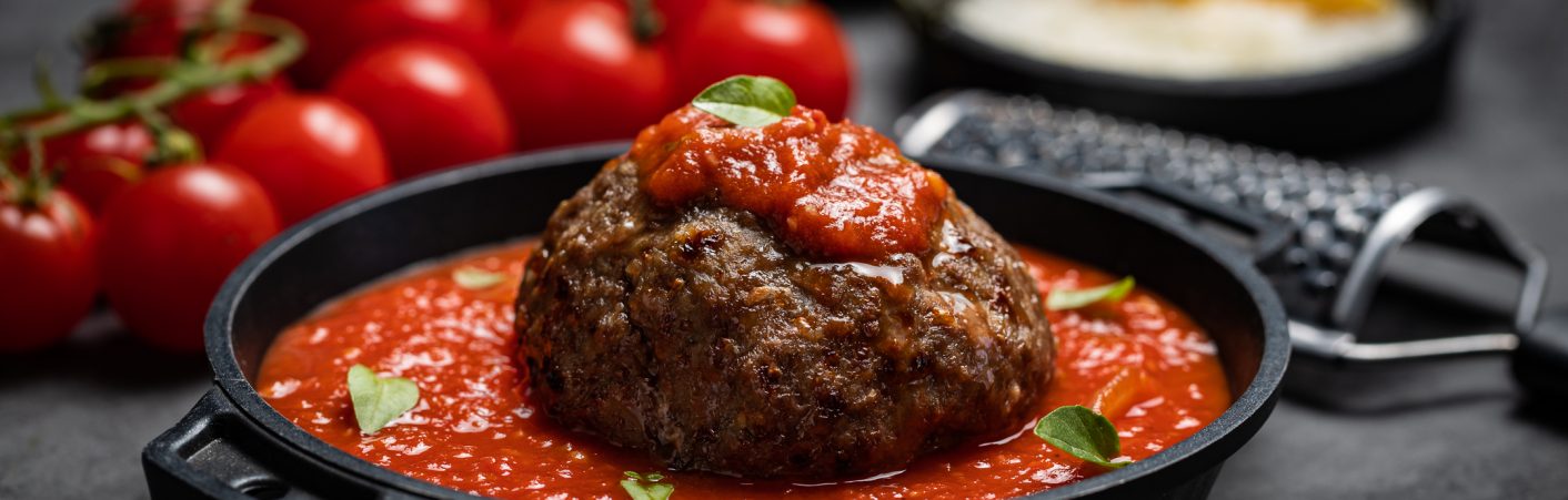 Polpetones assados - patinho