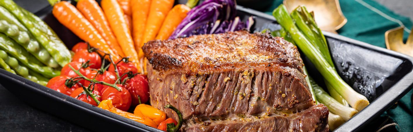 Rosbife de contra filé na mostarda = contrafilé